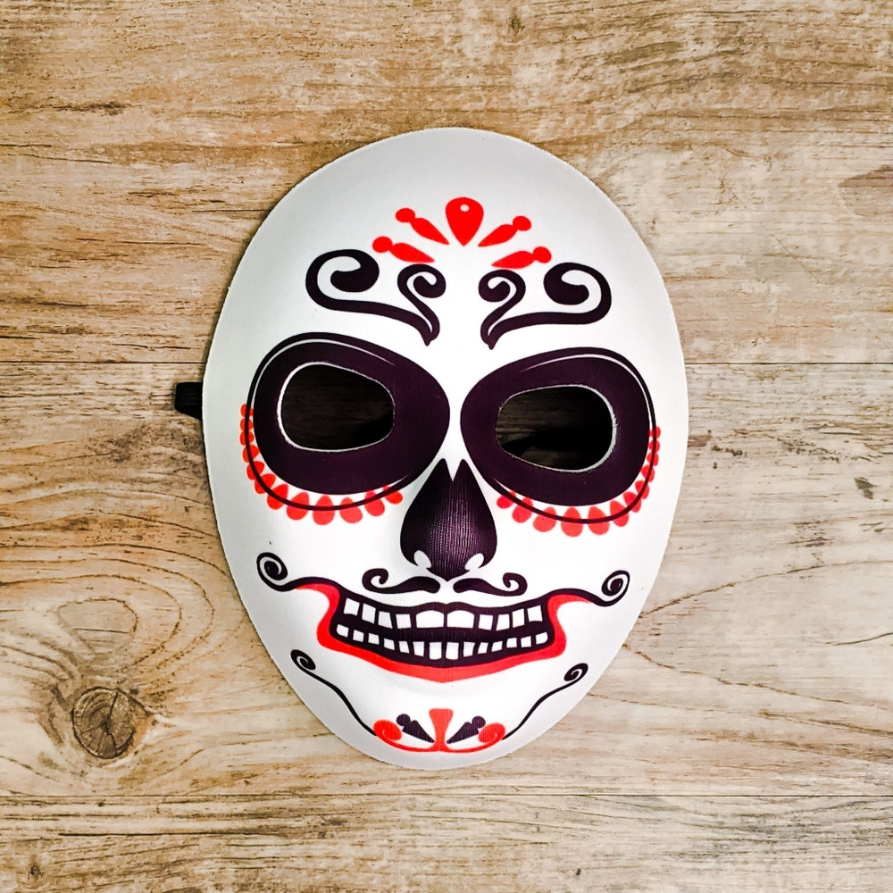 Sugar Skull Day of the Dead Mask - Picture 3 of 3